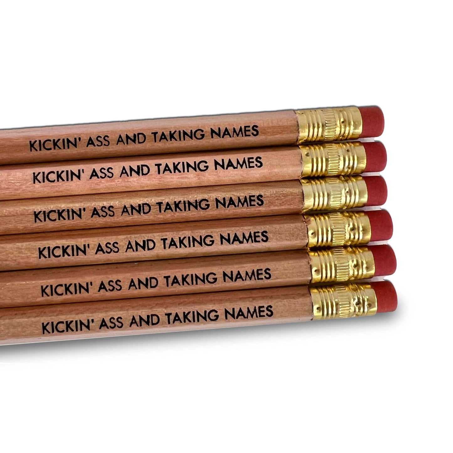 Kickin' Ass Pencils -  Office Supplies, set of 6