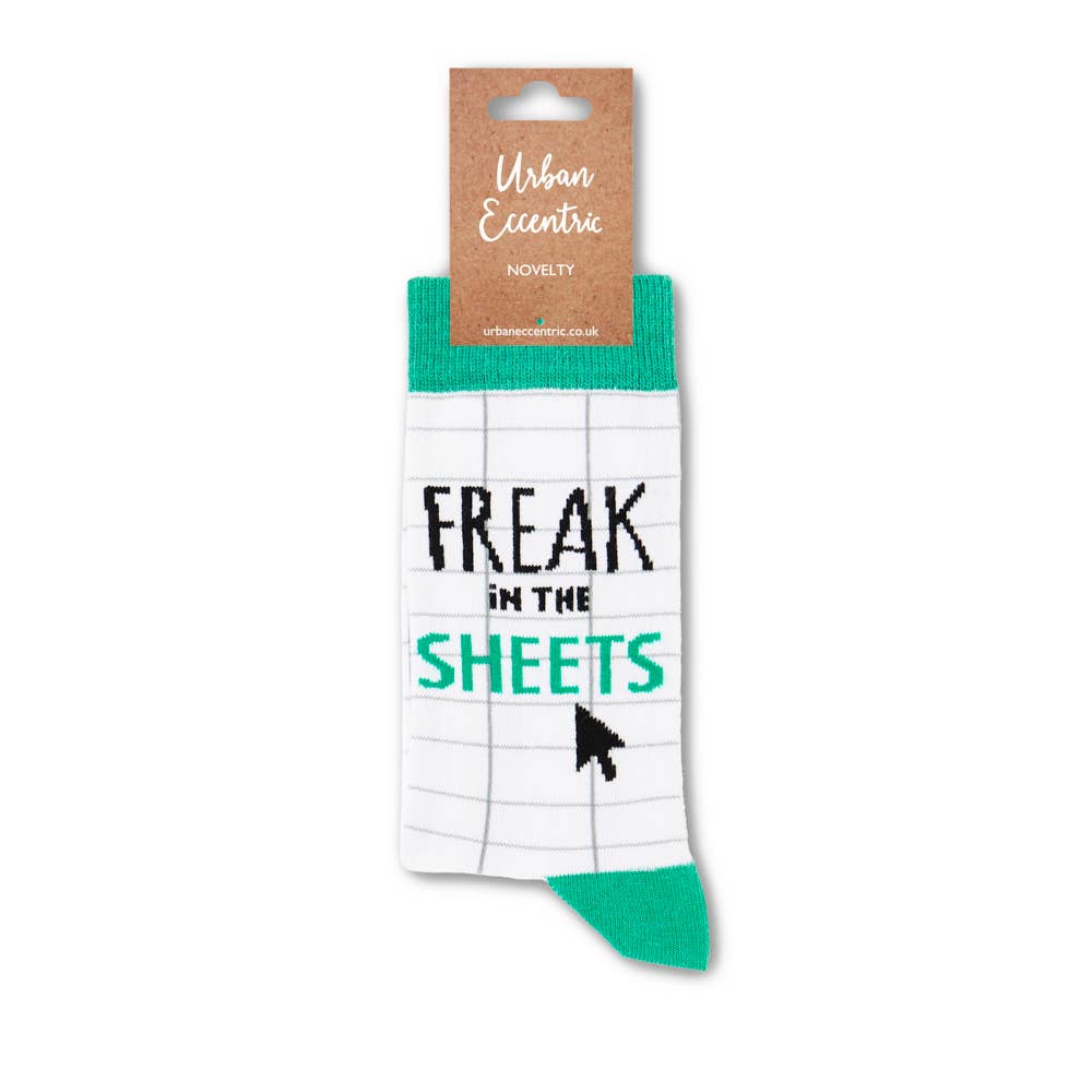 Unisex Freak In The Sheets Socks: 6 - 11