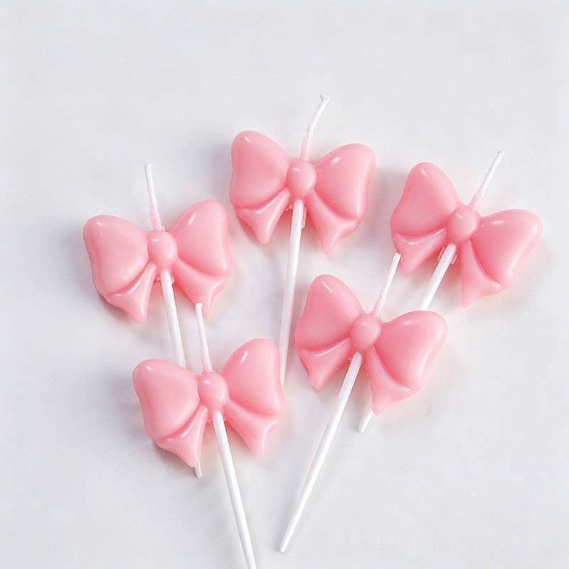 5 Bow Shaped PCS Set: Light Pink / One Size/1Pack/5PCS