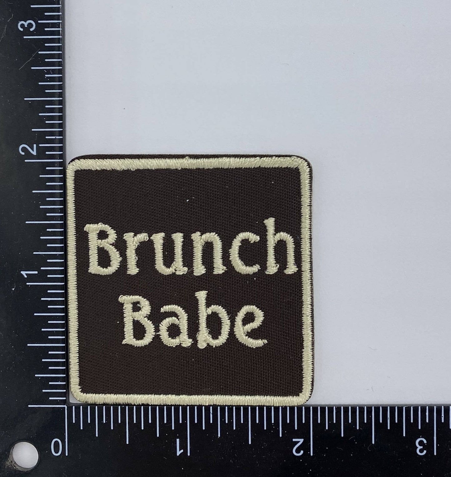 Brunch Babe, Embroidered, Iron on Patch