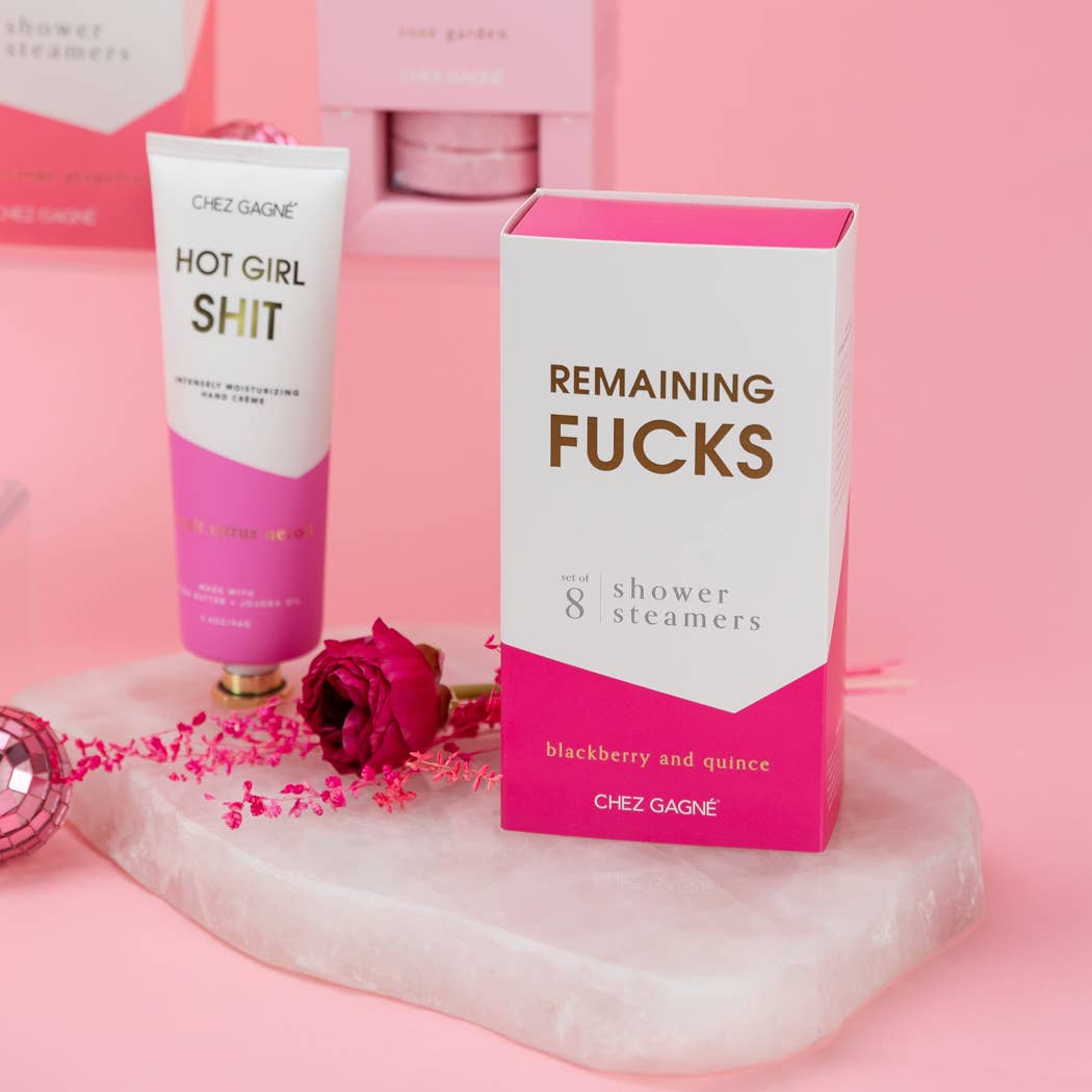 Remaining Fucks - Aromatherapy Shower Steamers - Blackberry Quince - Set of 8
