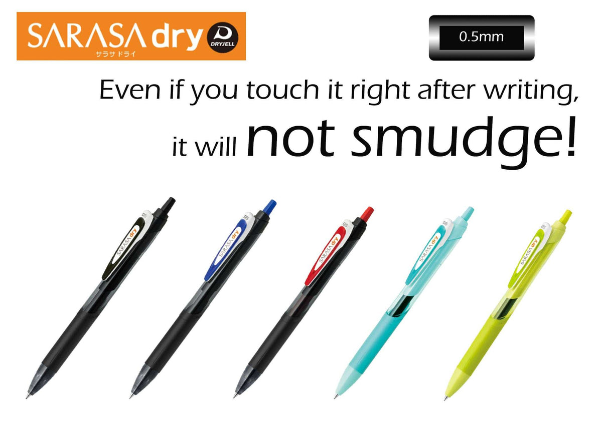 ZEBRA GEL BALLPOINT PEN SARASA DRY 0.5: BLUE