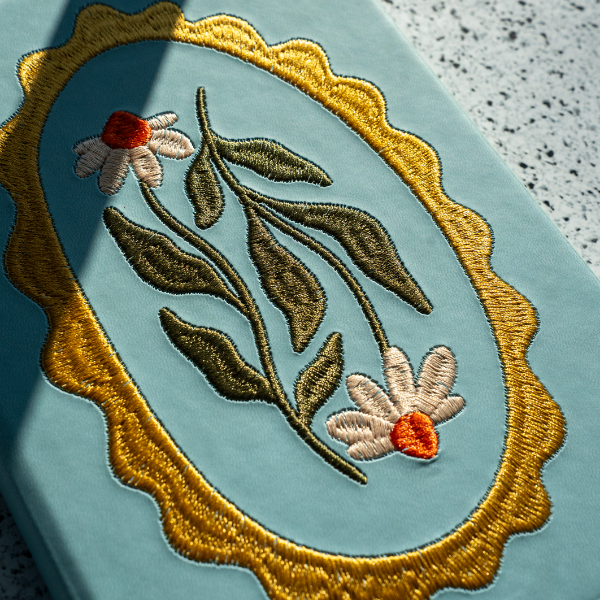 Daisy Frame Hardbound Embroidered Notebook HBE2393L