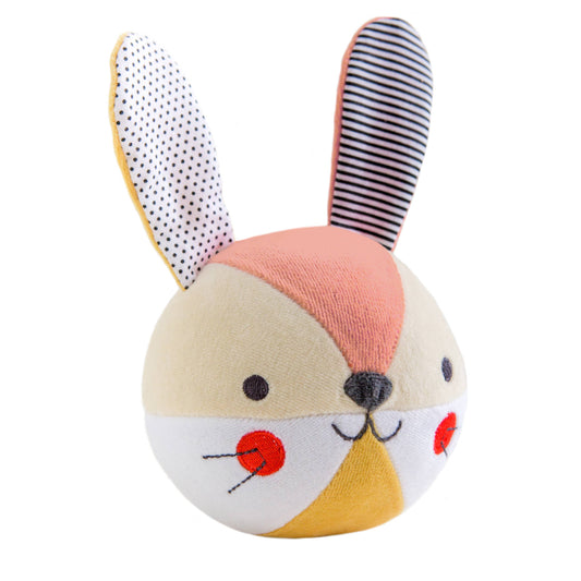 Organic Soft Chime Ball Baby Bunny
