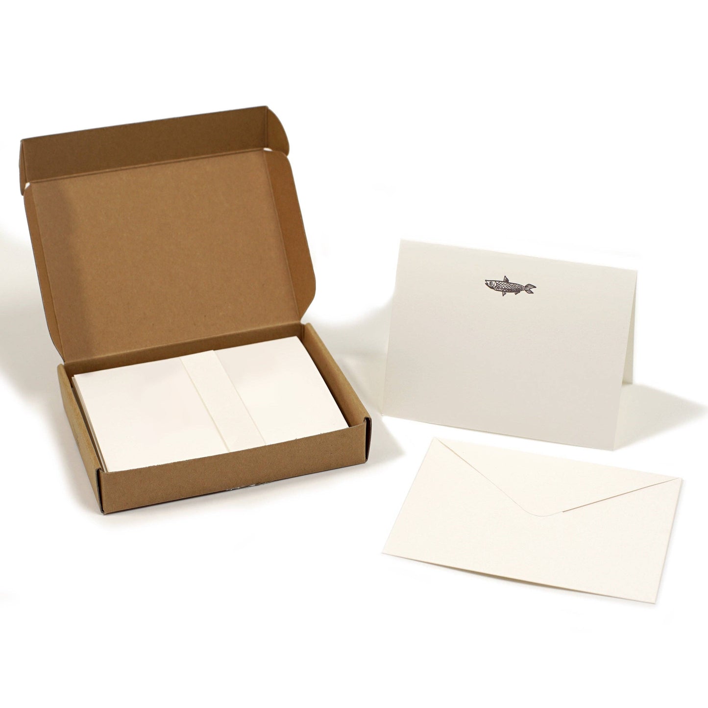Stationery Cards - High-Quality 300 gsm Paper: Poisson (Fishy)