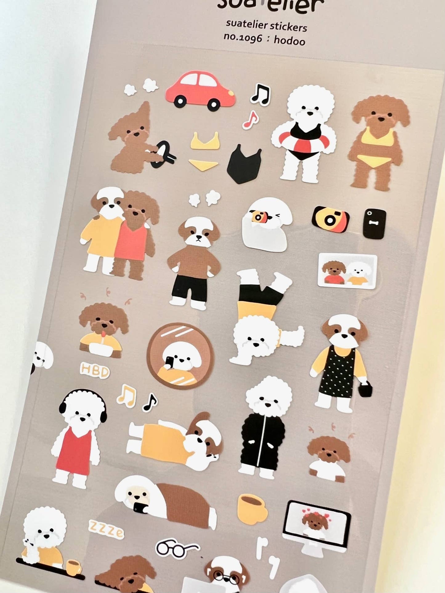 HODOO PUPPY LIFE STICKERS