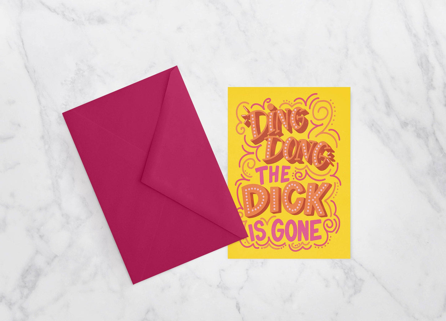 Ding Dong the Dick is Gone - Divorce/Breakup Card