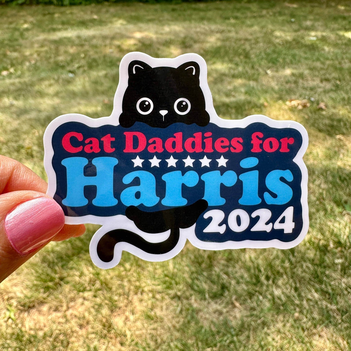 Cat Daddies for Kamala Harris Sticker