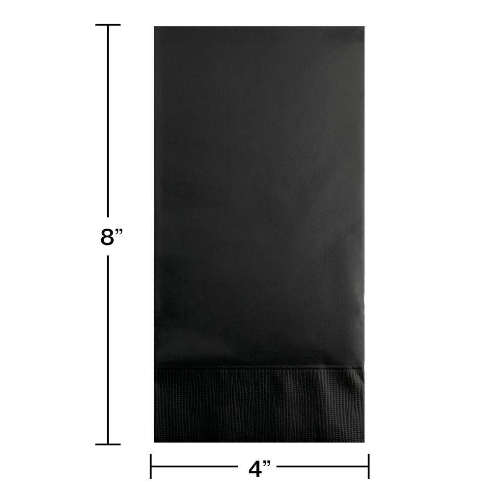 Black Velvet 3 Ply Guest Towels, 16/Pkg