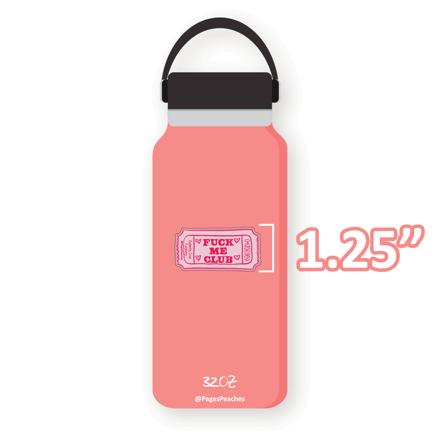 Fuck Me Club Sticker