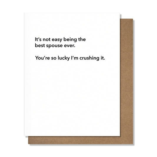 Crushing It - Anniversary Card