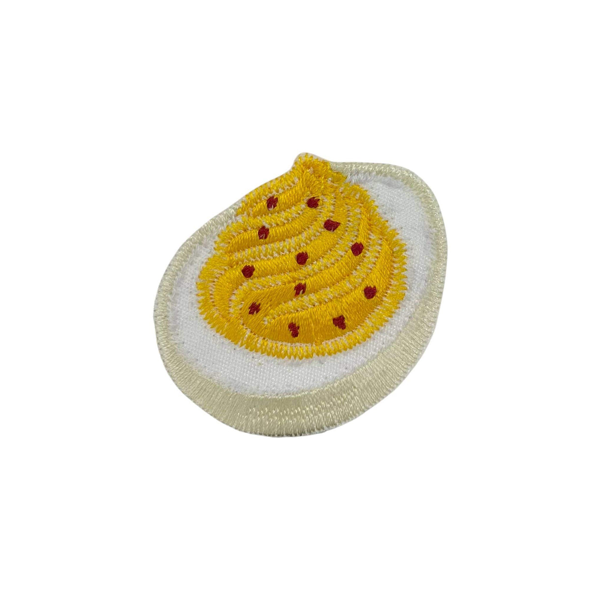 Deviled Egg, Snack Food, Thanksgiving, Iron on Patch