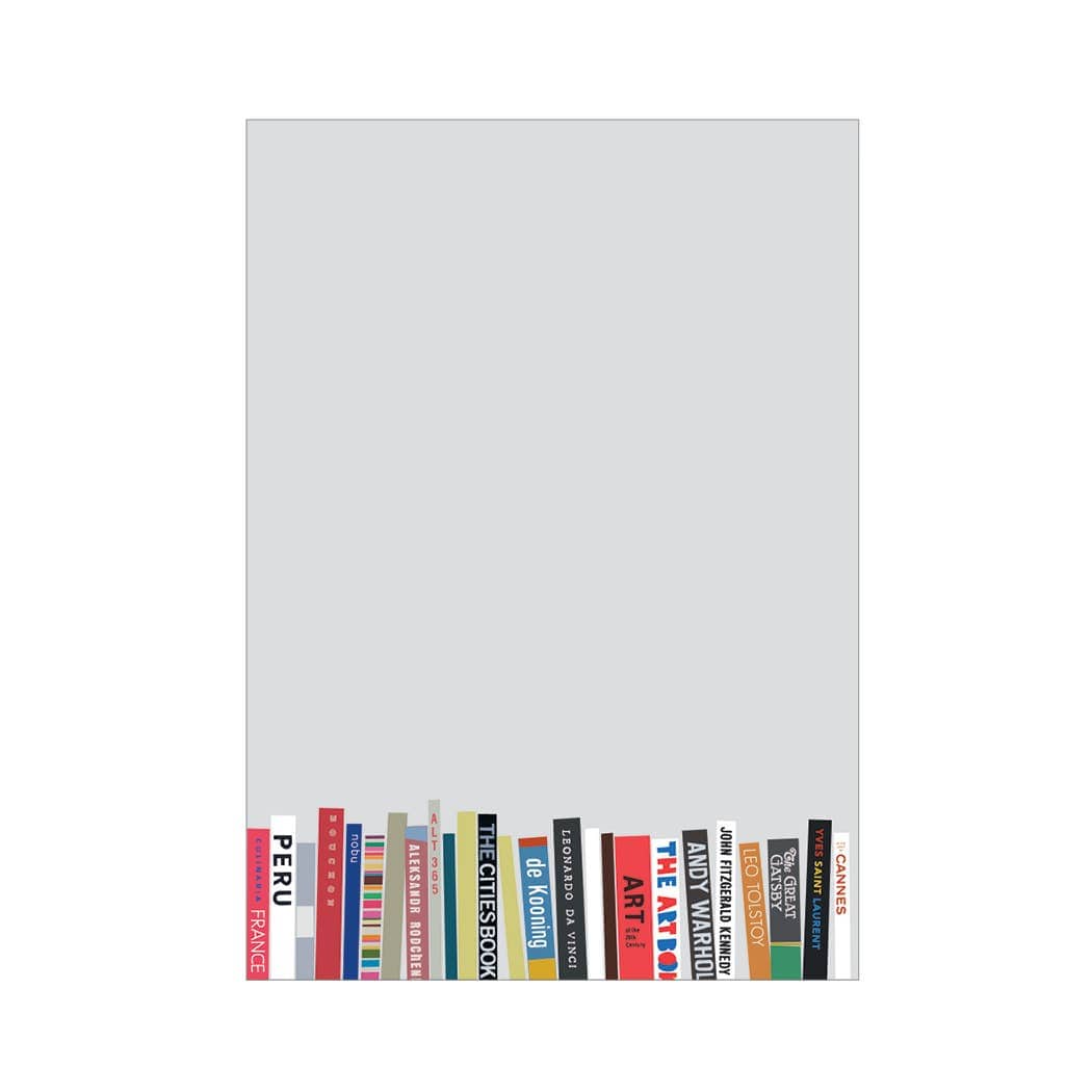 Curated Bookshelf 4.75x6.5" Notepad