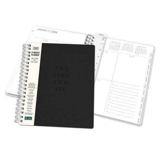 2026 Midnight Black Baxter Planner