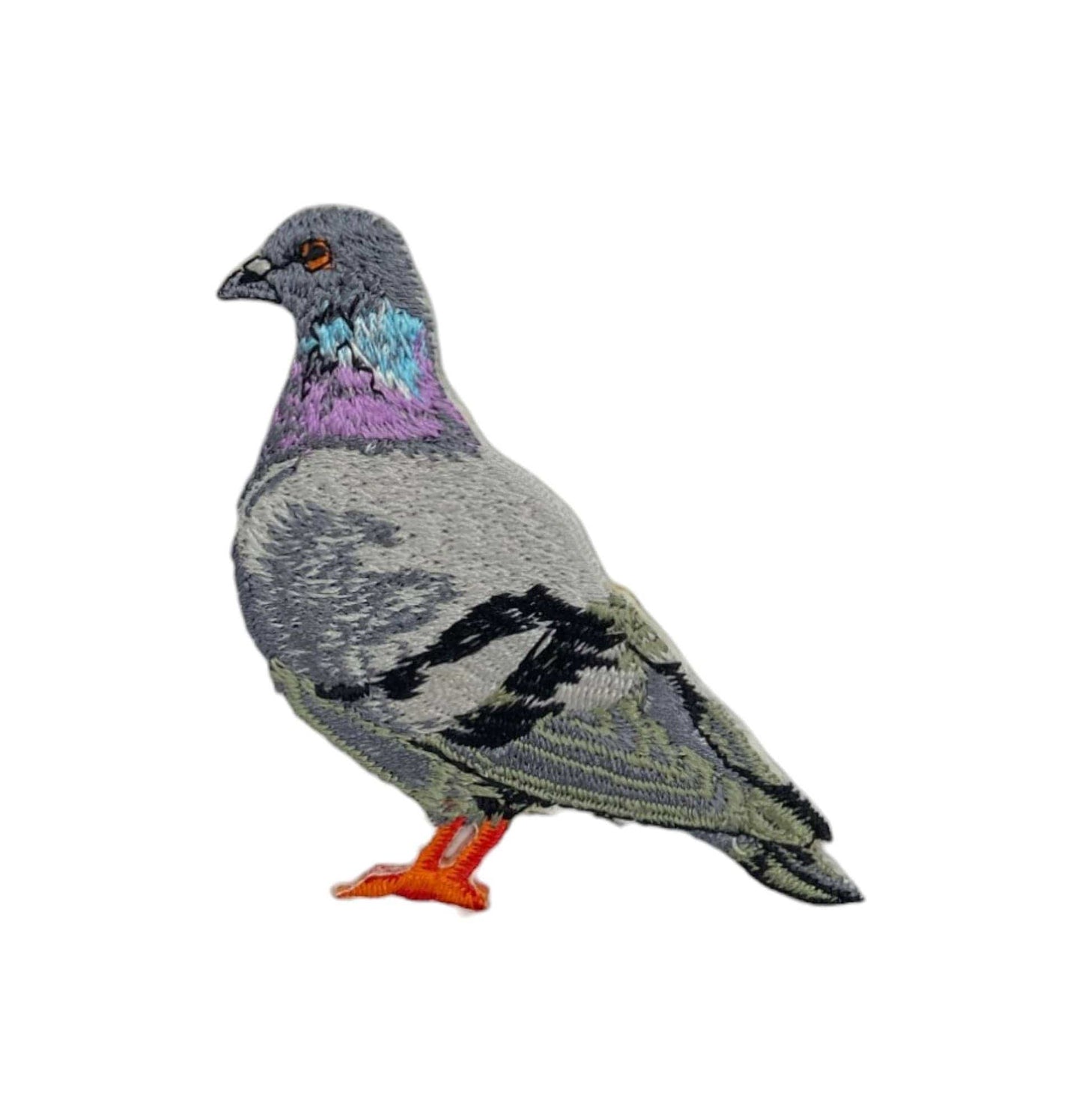 Rock Dove Pigeon, Birds, Iron on Patch