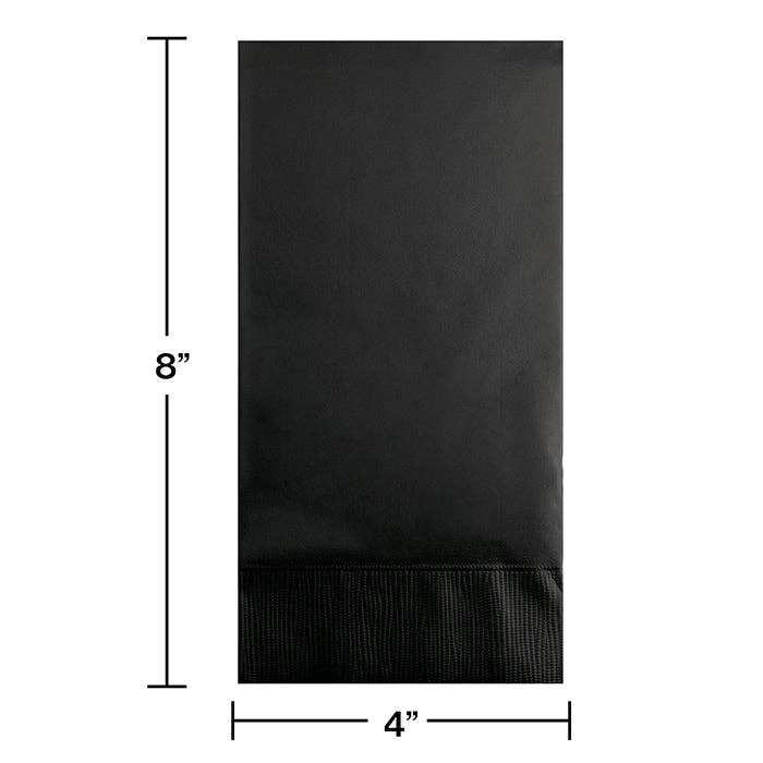 Black Velvet 3 Ply Guest Towels, 16/Pkg