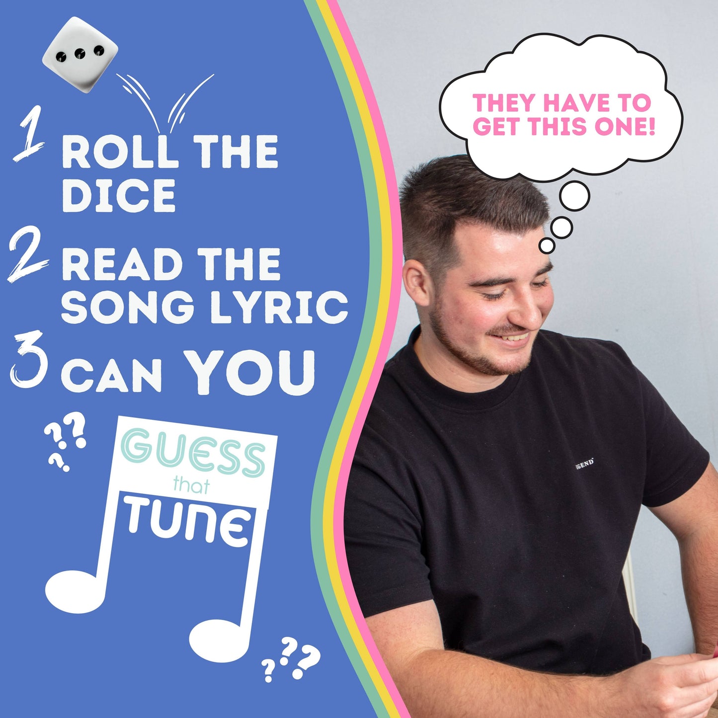 Nineties Guess That Tune - Music Quiz Family/Party Card Game