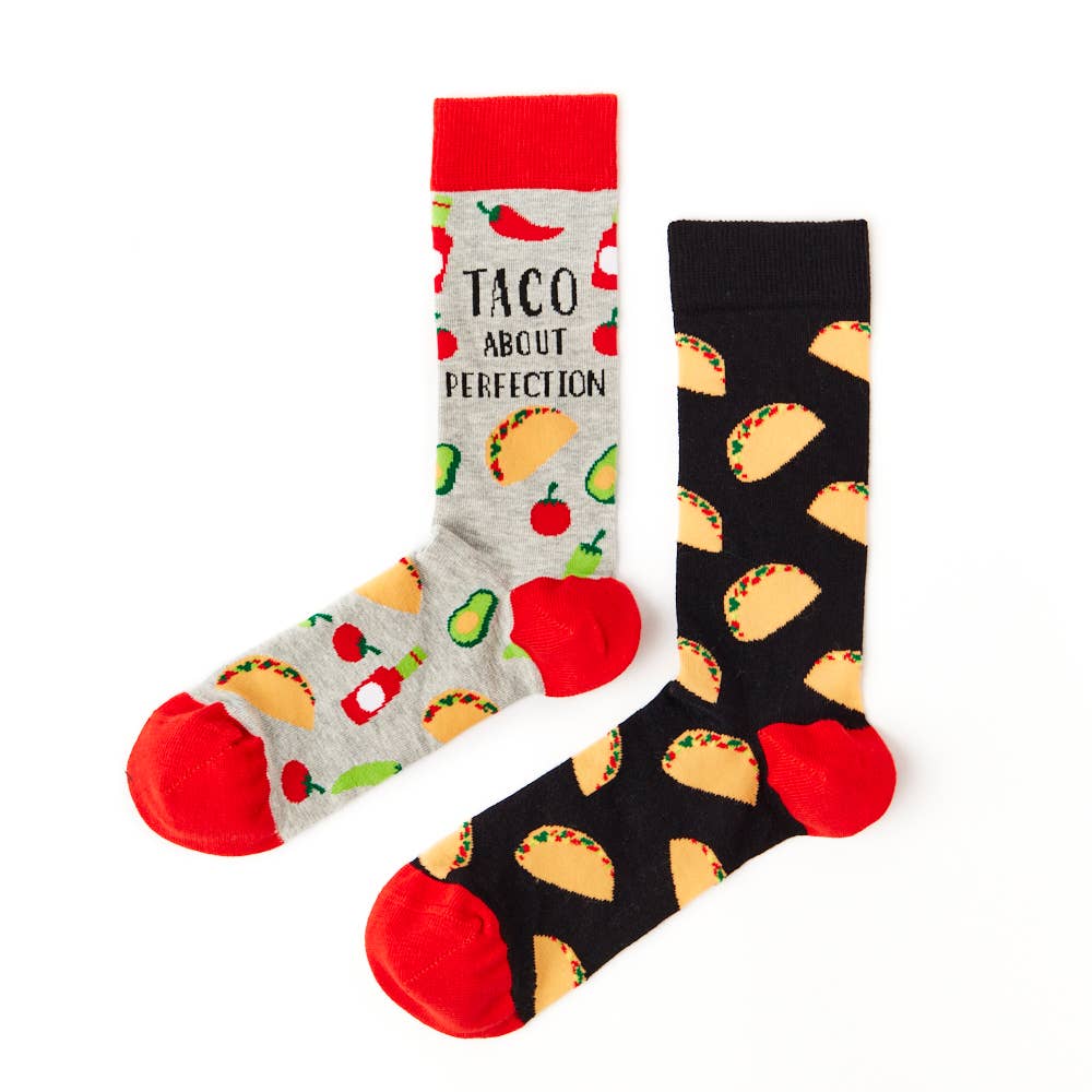 Unisex Taco Socks Gift Set: 6 - 11