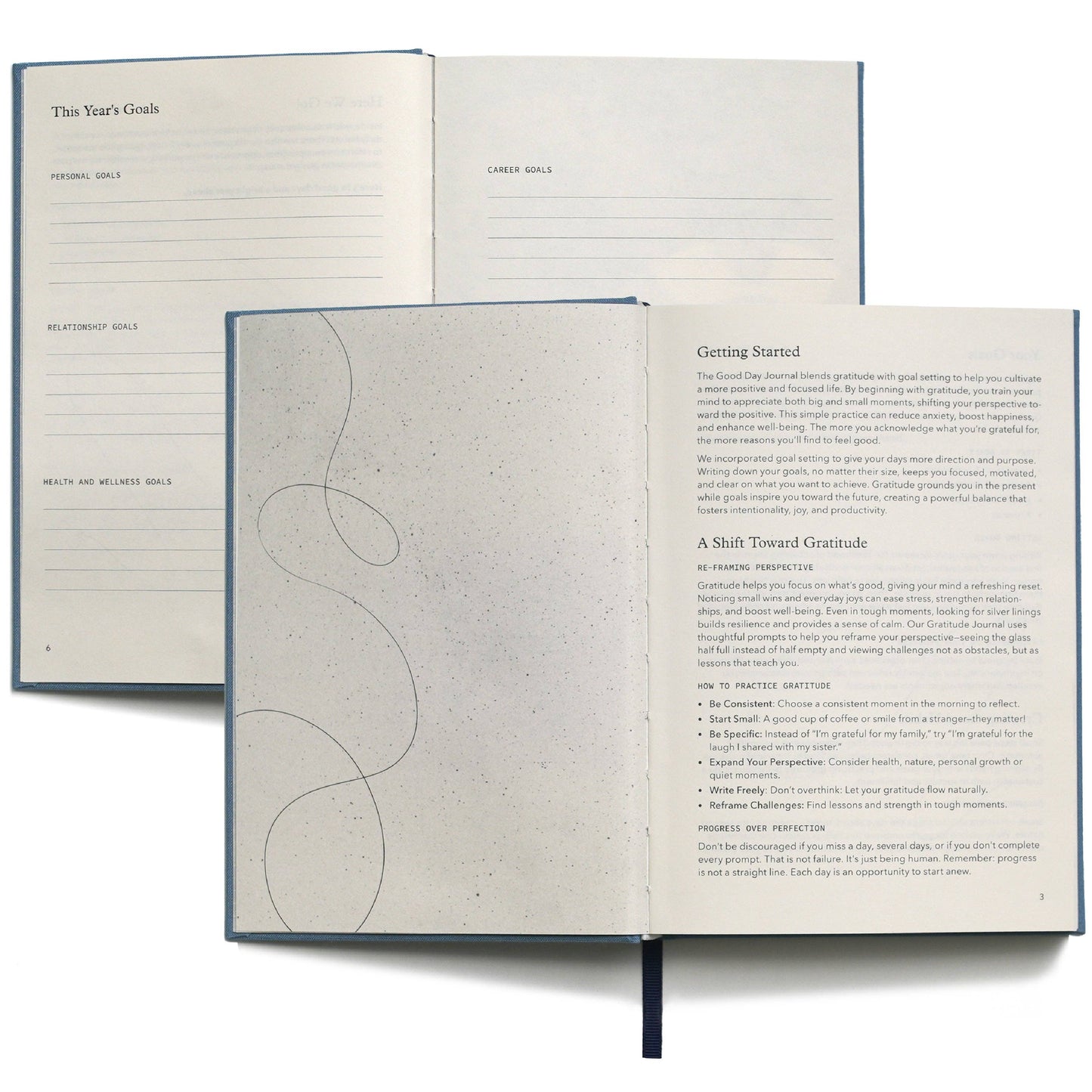The Good Day Journal | Mindfulness & Gratitude Journal : Ocean Blue