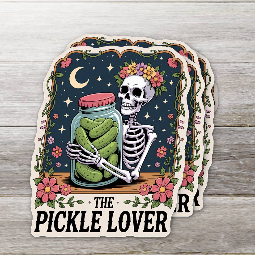 The Pickle Lover Tarot Card Sticker