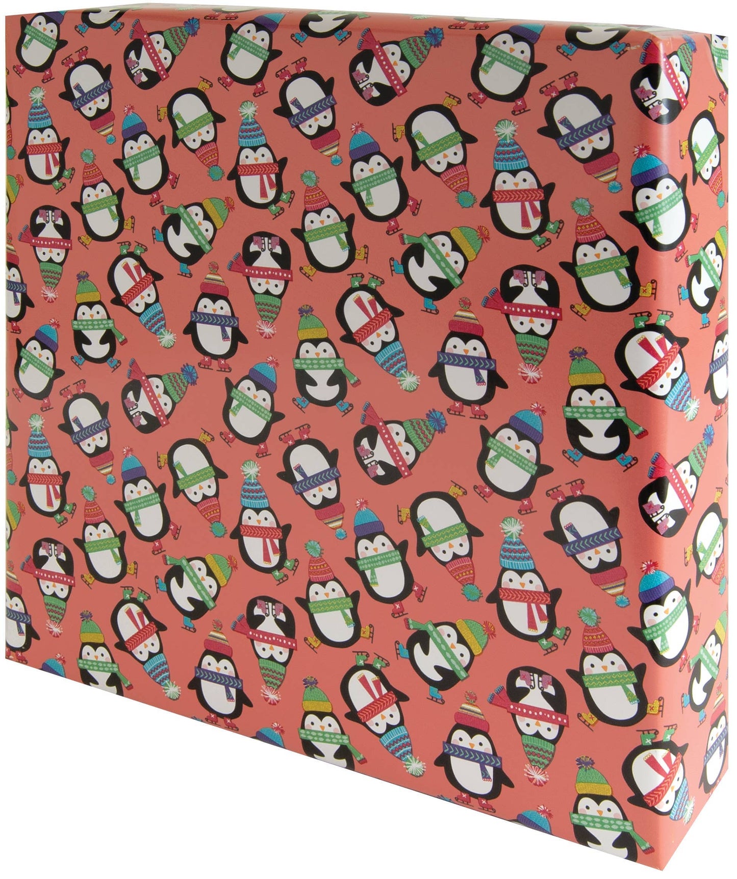 Roly Poly Penguins Wrapping Paper