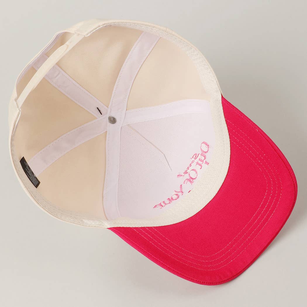 Sorry Out Of Your League Embroidery Baseball Cap: Pink / ONE SIZE