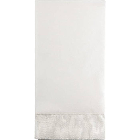 White 3 Ply Guest Towels, 16/Pkg