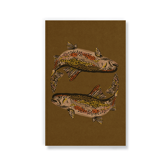Trout Kraft Layflat Notebook Journal KLC2096KL