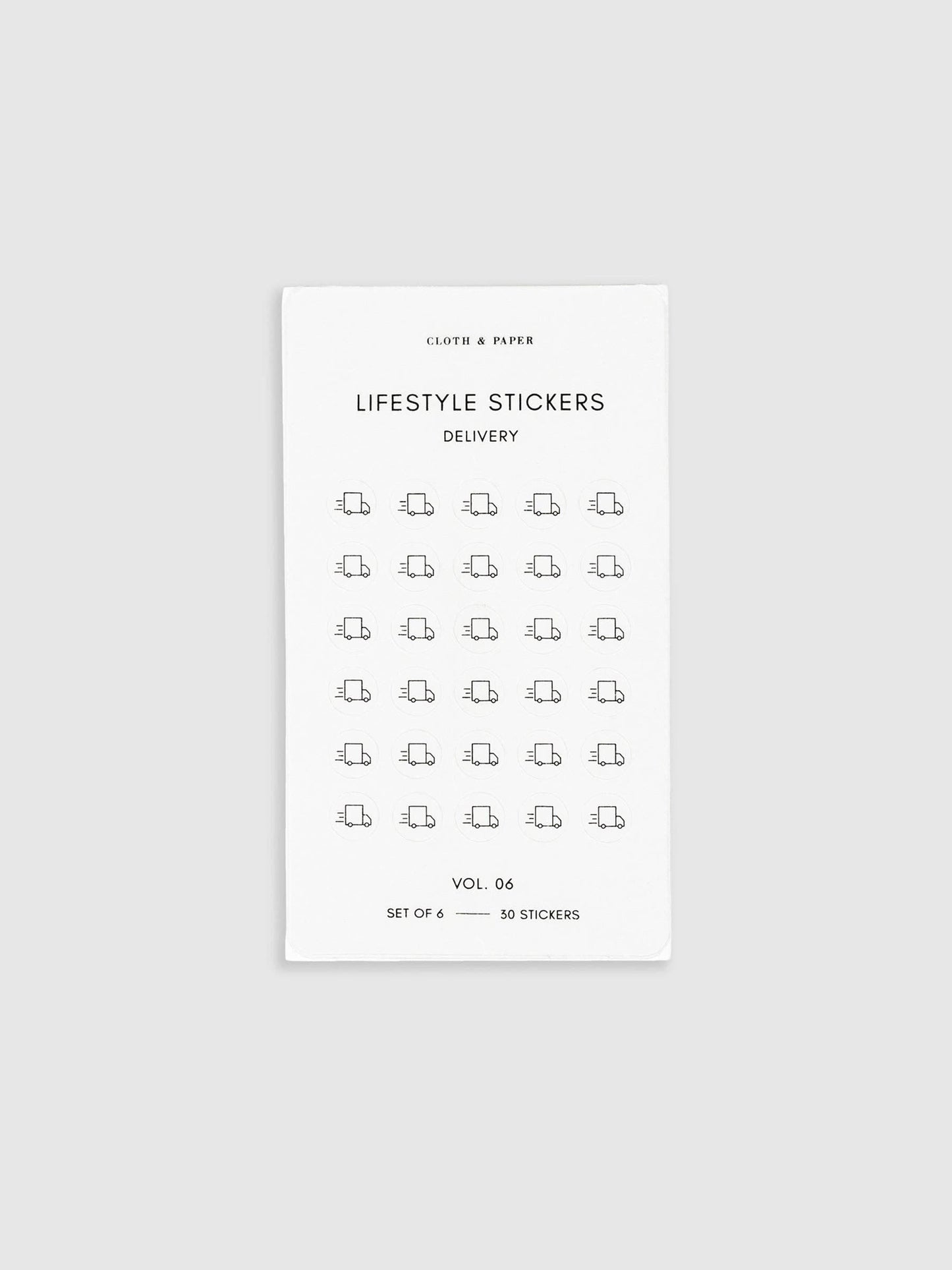 Mini Icon Stickers | Lifestyle: Transparent