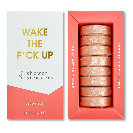 Wake The F*ck Up Shower Steamers - Grapefruit - Set of 8 Tabs