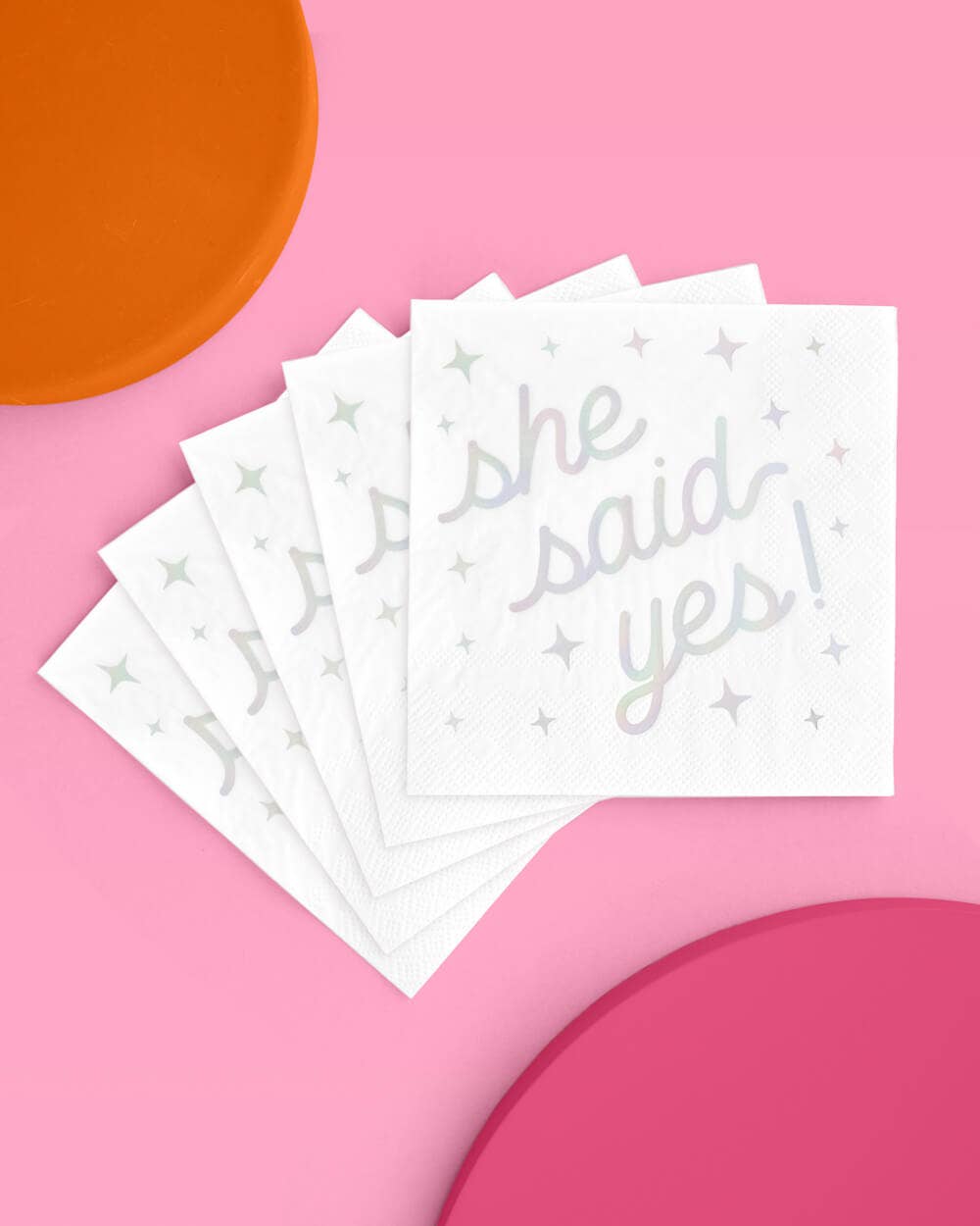 Engaged Era Napkins - 25 foil napkins