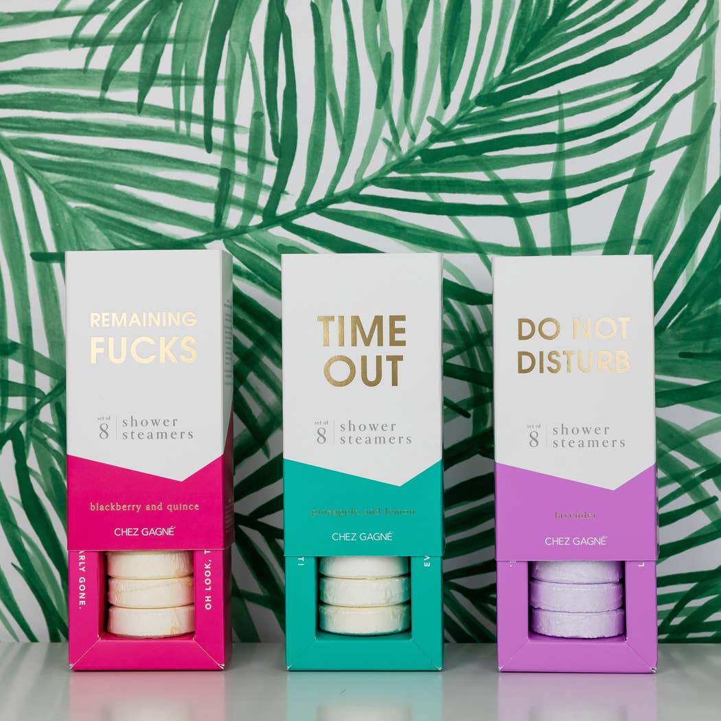 Remaining Fucks - Aromatherapy Shower Steamers - Blackberry Quince - Set of 8