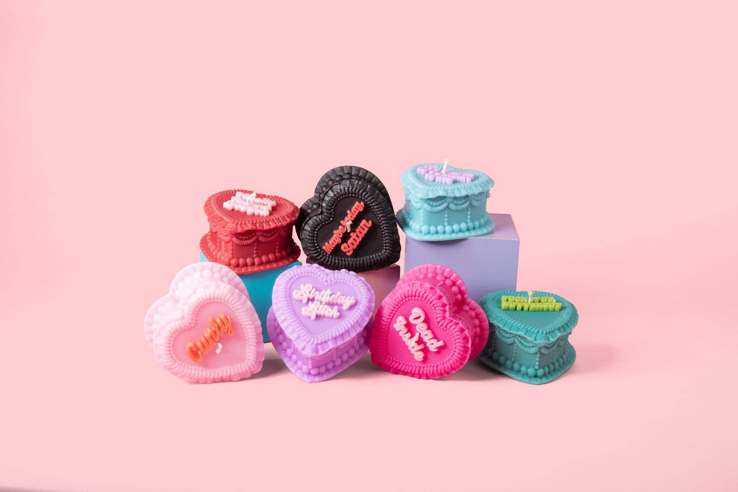 Birthday Bitch Heart Candle (birthday gift, funny gift)