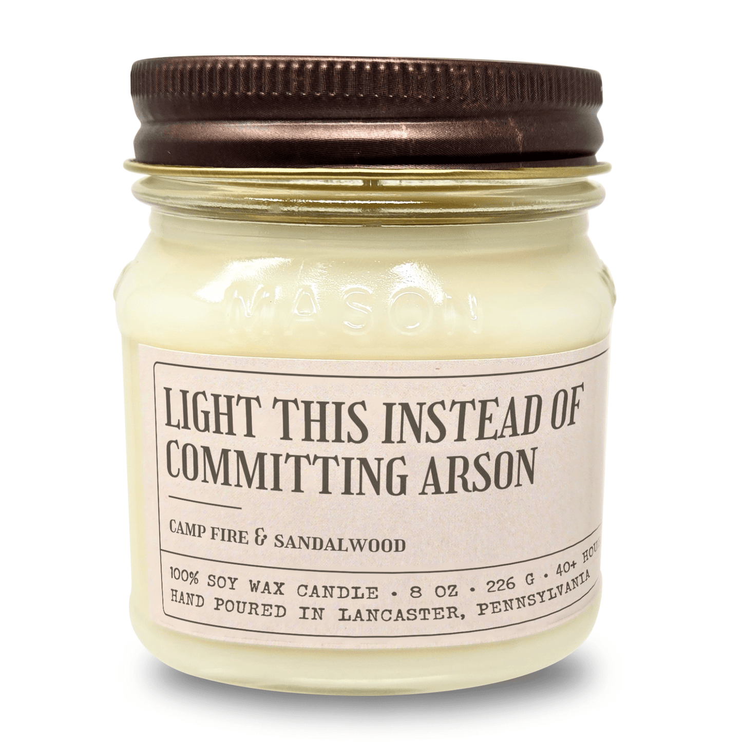 Light This Instead of Committing - Funny Candle 8oz Soy Wax
