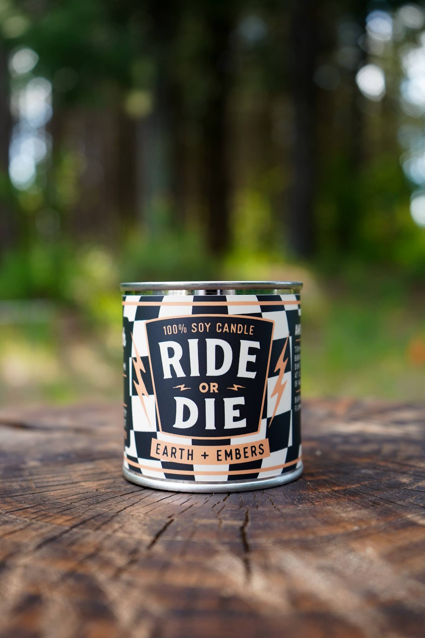 Ride Or Die | Earth & Embers 8oz Soy Candle