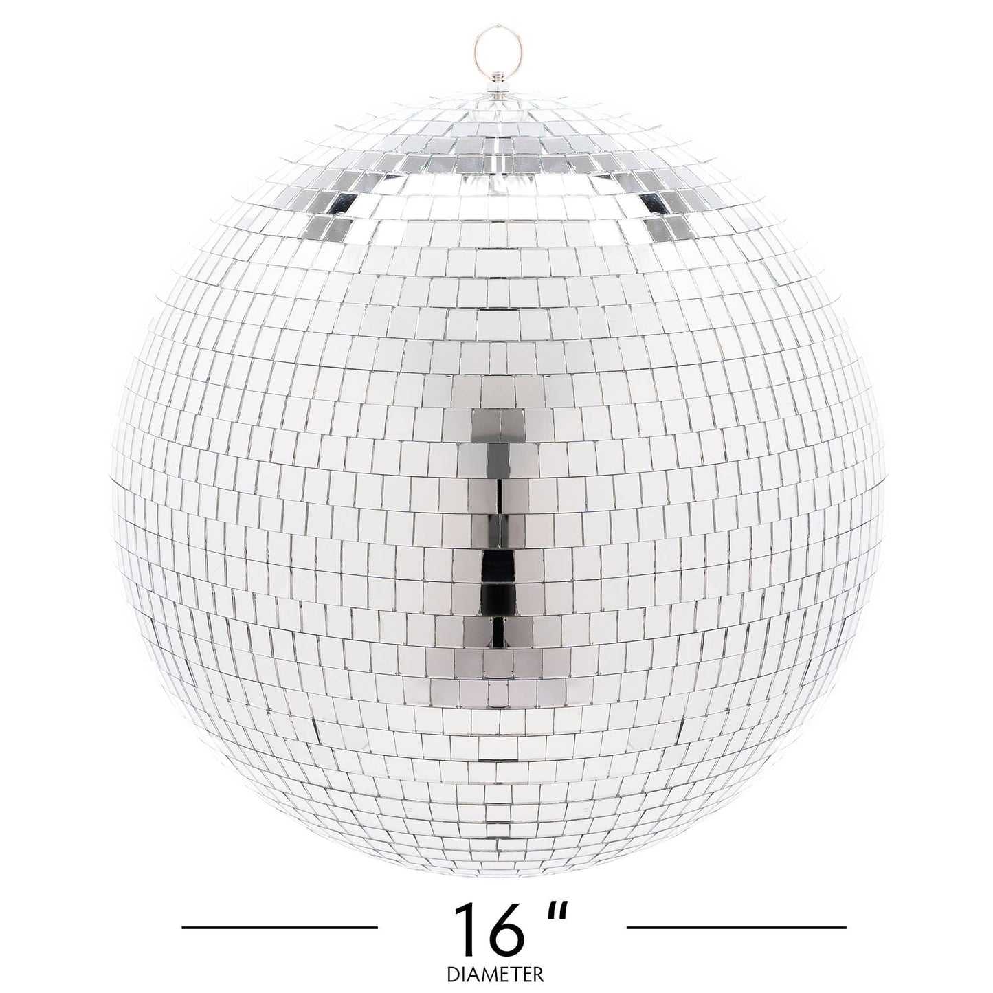 Mirror Disco Ball 16" - Silver: Silver