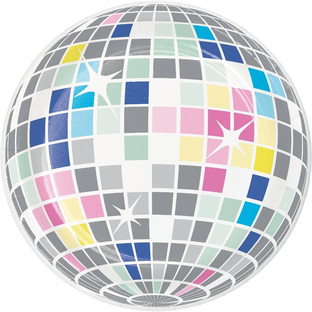 Birthday Beats Disco Party Paper Dessert Plate, 8/Pkg