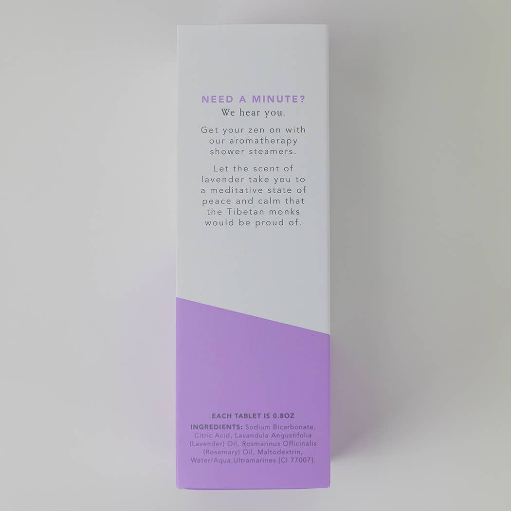 Zen AF - Aromatherapy Shower Steamers - Lavender - Set of 8
