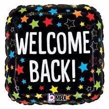 18" Welcome Back Stars Balloon