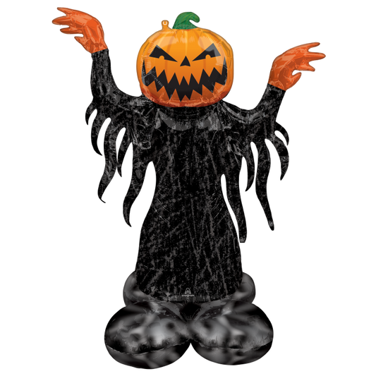 53" Airloonz Pumpkin Ghost Balloon