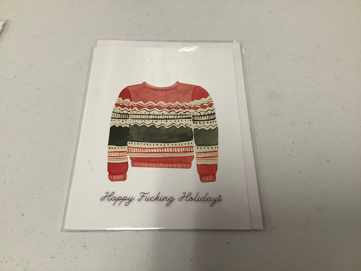 Happy Fucking Holidays Card