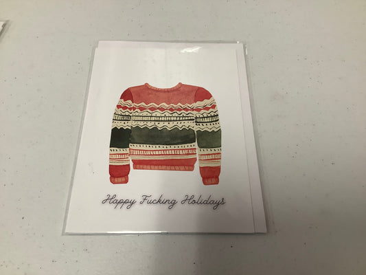 Happy Fucking Holidays Card