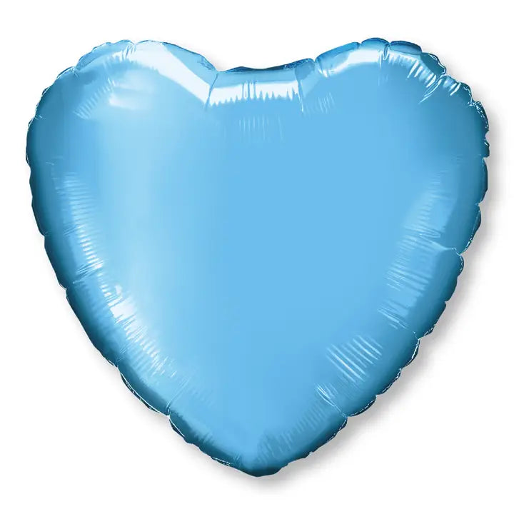18" Baby Blue Heart Balloon
