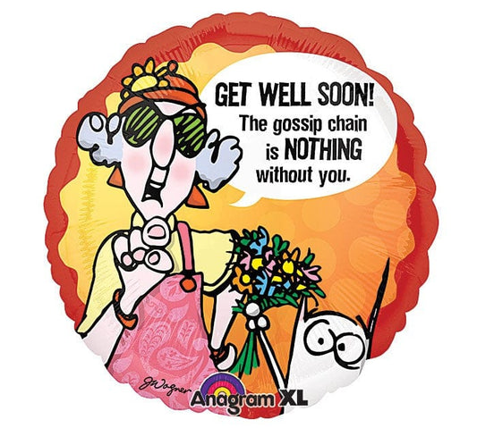 18" Maxine Get Well Soon! Balloon