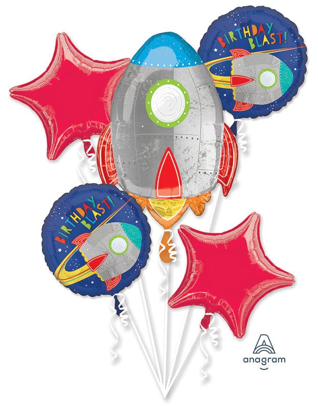 Birthday Blast Off Bouquet Balloon