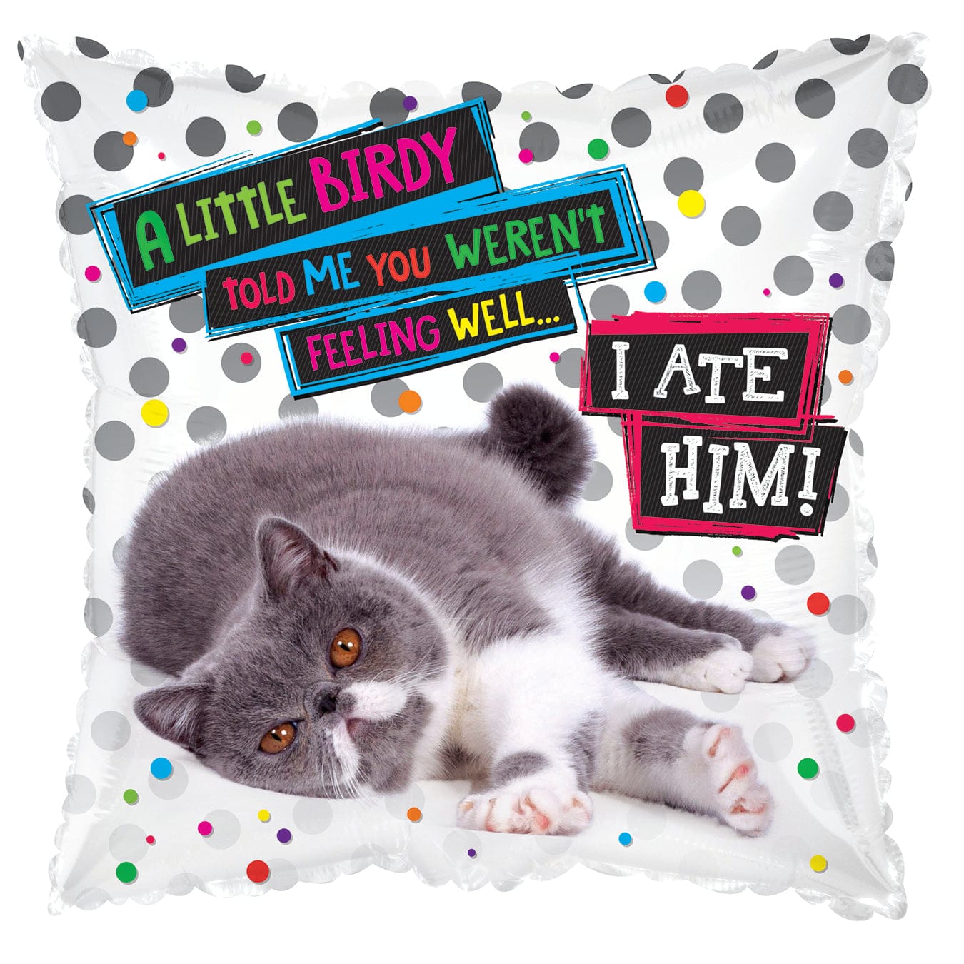 18" Get Well Bronte Lil Birdy Balloon