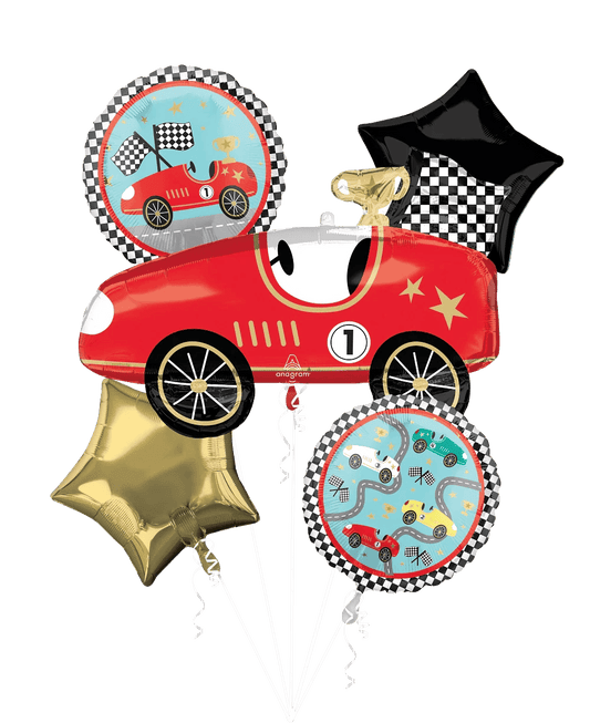 Race Cars Bouquet Balloon