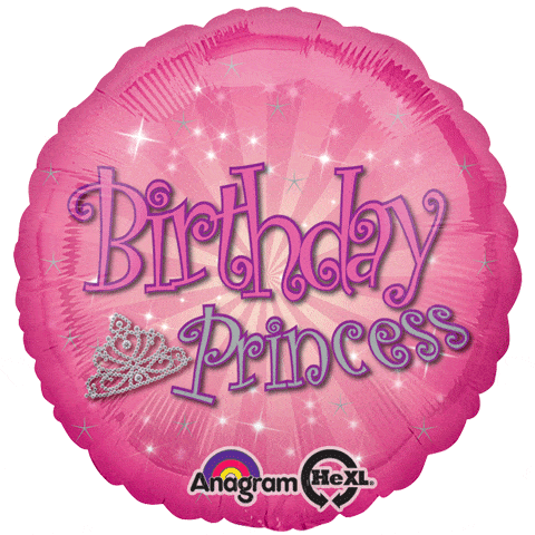 18" Birthday Princess Balloon