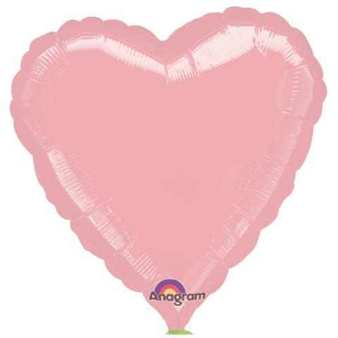 18" Pastel Pink Heart Balloon