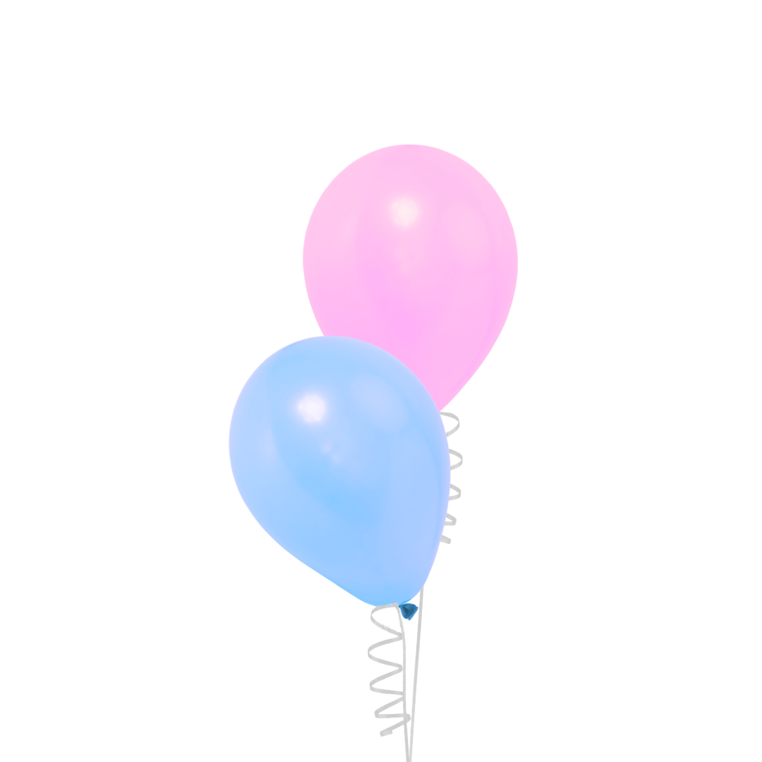 Latex Balloon Bouquet with Helium